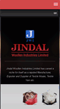 Mobile Screenshot of jindalwoollenind.com